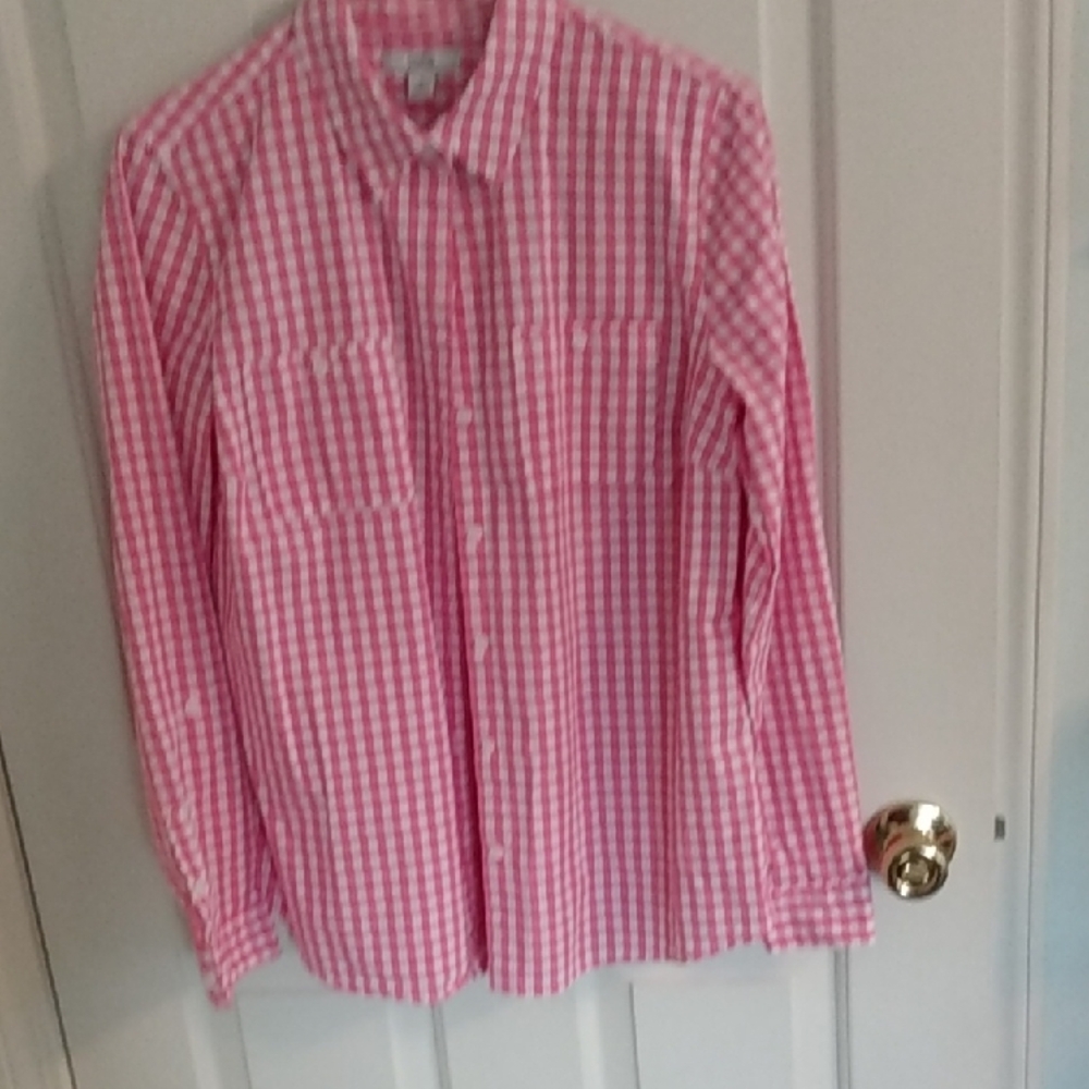 Pink Gingham Woman's Shirt